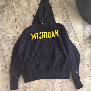 University of Michigan Champion Reverse Weave Sweatshirt Hoodie